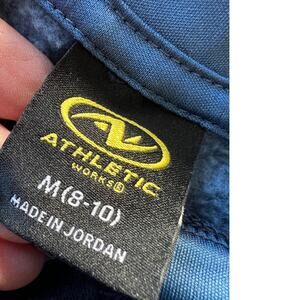 Athletic Hoodie Sporty Blue Sweatshirt, Women's size M